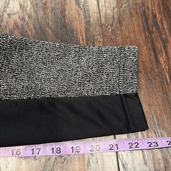 Spyder Men's Size XXLarge Grey & Black Knit Quarter Zip Pullover Sweater Jacket - Picture 9 of 10